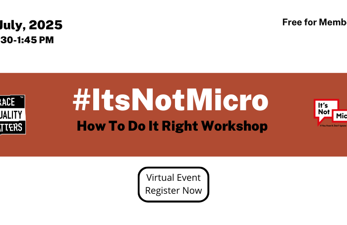 #ItsNotMicro Workshop – July 2025